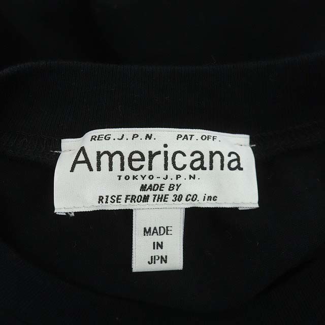 AMERICANA(アメリカーナ)のアメリカーナ サイドジップ ビッグシルエットTシャツ カットソー チュニック丈 レディースのトップス(その他)の商品写真