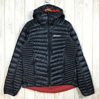 バーグハウス(berghaus)のMENs L  バーグハウス エクストレム マイクロ ダウン ジャケット Extrem Micro Down Jacket Nikwax撥水 700FP ホワイトグースダウン フーディ パーカー BERGHAUS 21914 ブラック系(その他)