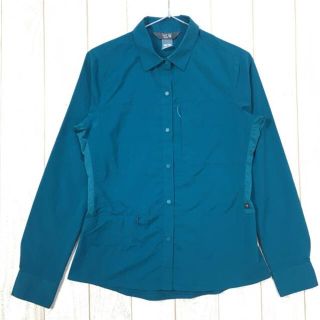 WOMENs XS  マウンテンハードウェア キャニオン プロ ロングスリーブ シャツ Canyon Pro Long Sleeve Shirts MOUNTAIN HARDWEAR OL7680 グリーン系(その他)