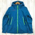 WOMENs S  マムート ゴアテックス オールウェザー ジャケット GORETEX ALL WEATHER JACKET レインシェル ハードシェル フーディ MAMMUT 1010-19740 ブルー系