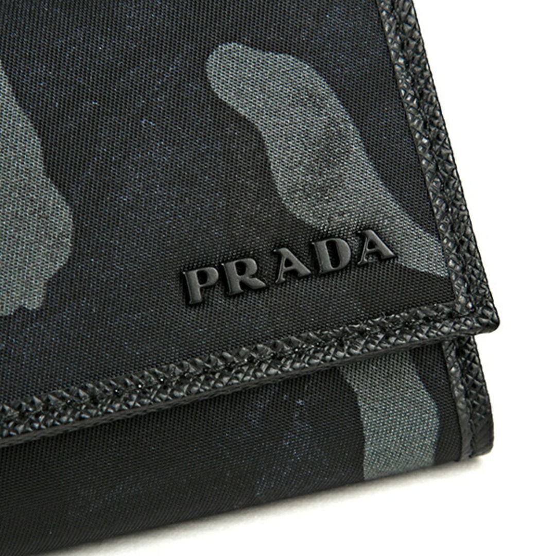 PRADA(プラダ)の新品 プラダ PRADA キーケース テスート スタンパト ブルー 青 ネイビー メンズのファッション小物(キーケース)の商品写真