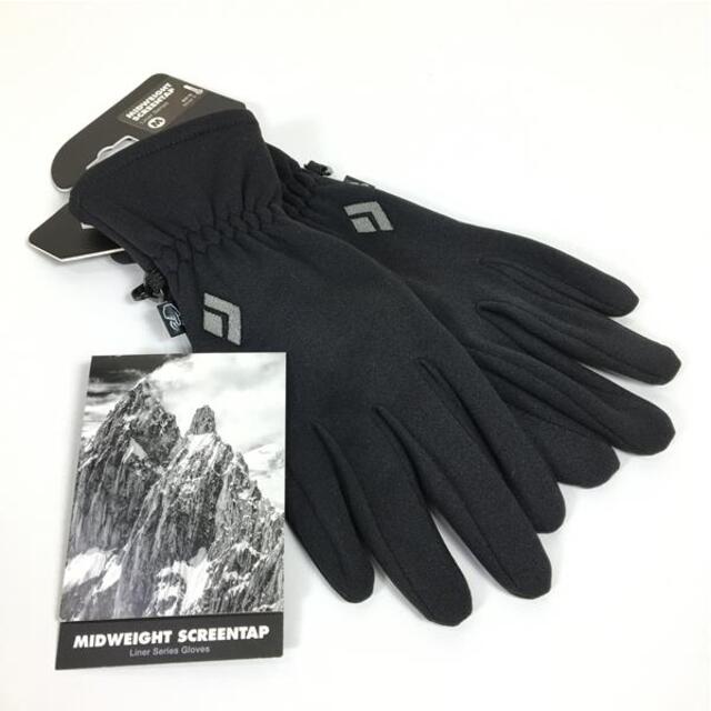 サイズ備考UNISEX M  ブラックダイヤモンド ミッドウェイト スクリーンタップ グローブ Midweight Screentap Gloves 0/4度 BLACK DIAMOND 	BD77322 ブラック系