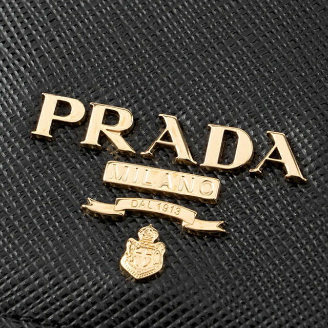 PRADA(プラダ)の新品 プラダ PRADA カードケース サフィアーノ メタル ネロ レディースのファッション小物(名刺入れ/定期入れ)の商品写真