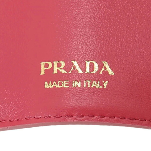 新品 プラダ PRADA 3つ折り財布 サフィアーノ フィオッコ ペタロ ...