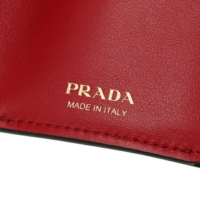 PRADA(プラダ)の新品 プラダ PRADA 3つ折り財布 ヴィッテロ ムーヴ ラブ ネロ レディースのファッション小物(財布)の商品写真