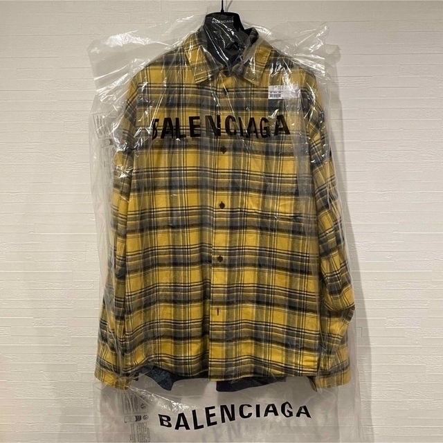 Balenciaga - 新品 バレンシアガ リバーシブル チェックシャツ BALENCIAGA S