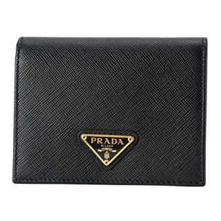 PRADA - 新品 プラダ PRADA 2つ折り財布 サフィアーノ トライアングル