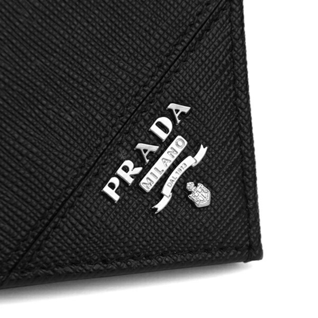 PRADA(プラダ)の新品 プラダ PRADA 長財布 サフィアーノ メタル ネロ メンズのファッション小物(長財布)の商品写真