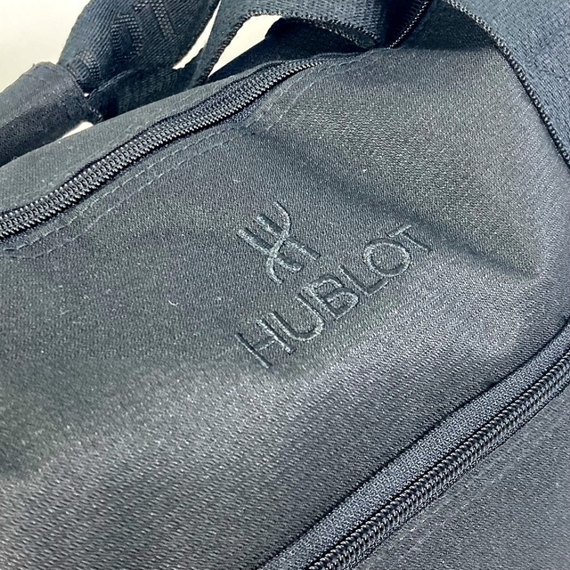 HUBLOT(ウブロ)のウブロ HUBLOT ロゴ 折り畳み ウィークエンドバッグ トラベルバッグ トートバッグ ナイロン ブラック 未使用 メンズのバッグ(トートバッグ)の商品写真