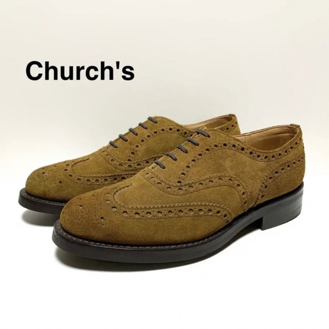 特別セーフ Church's - 英国製 シューズ オックスフォード ウイング