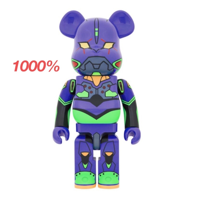 BE@RBRICK エヴァンゲリオン 初号機(新塗装版) 1000％