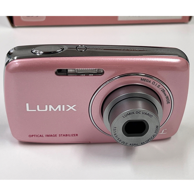 Panasonic(パナソニック)のLUMIX デジタルカメラ DMC-S1 ピンク スマホ/家電/カメラのカメラ(コンパクトデジタルカメラ)の商品写真