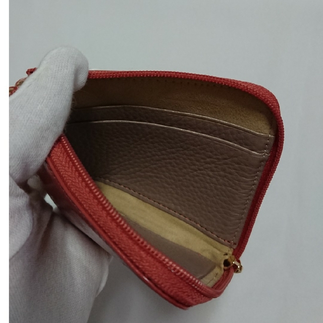 ATAO(アタオ)のATAO limoハーフ エナメルレザー ルージュピンク レディースのファッション小物(財布)の商品写真