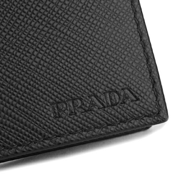 PRADA(プラダ)の新品 プラダ PRADA マネークリップ サフィアーノ ネロ メンズのファッション小物(マネークリップ)の商品写真