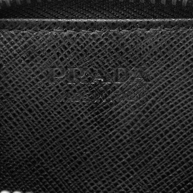 PRADA(プラダ)の新品 プラダ PRADA コインケース サフィアーノ ブラック 黒 メンズのファッション小物(コインケース/小銭入れ)の商品写真