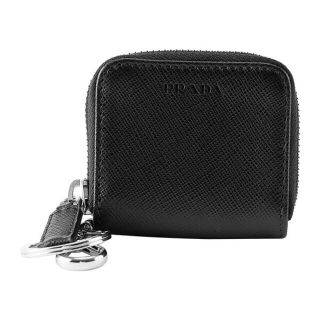 PRADA - 新品 プラダ PRADA コインケース サフィアーノ ブラック 黒の