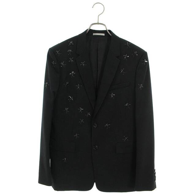 クリスマスファッション DIOR 48 メンズ Beeビジュー装飾2Bウールテーラードジャケット 733C269W2872 ディオール・オム - HOMME その他