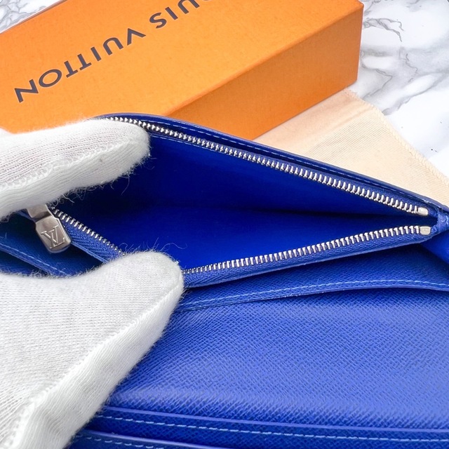 LOUIS VUITTON(ルイヴィトン)のルイヴィトン　ポルトフォイユ　ブラザ　タイガラマ　ブルー(青) 二つ折り財布 メンズのファッション小物(長財布)の商品写真