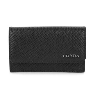 プラダ(PRADA)の新品 プラダ PRADA カードケース サフィアーノキュイールコーナー ネロ(名刺入れ/定期入れ)