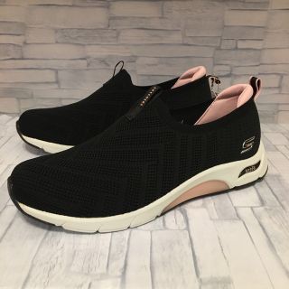 スケッチャーズ(SKECHERS)のスケッチャーズ　レディーススニーカー　スリッポン　黒シューズ　アーチフィット　靴(スニーカー)