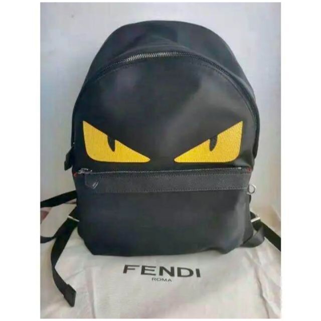 美品 フェンディ リュック モンスター バグズアイ バッグ FENDI