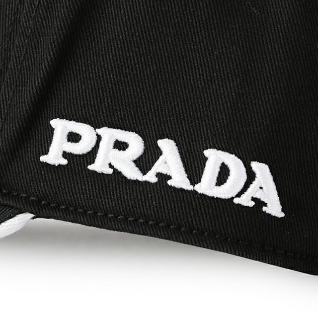 PRADA(プラダ)の新品 プラダ PRADA キャップ コトーネ ネロ レディースの帽子(キャップ)の商品写真