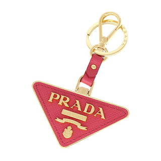 プラダ(PRADA)の新品 プラダ PRADA キーホルダー サフィアーノ トイズ ペオニア(キーホルダー)