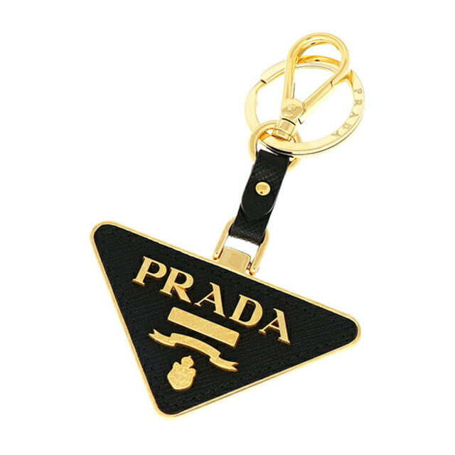 PRADA(プラダ)の新品 プラダ PRADA キーホルダー サフィアーノ トイズ ネロ レディースのファッション小物(キーホルダー)の商品写真