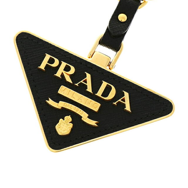 PRADA(プラダ)の新品 プラダ PRADA キーホルダー サフィアーノ トイズ ネロ レディースのファッション小物(キーホルダー)の商品写真