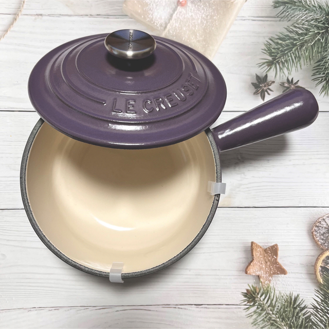 LE CREUSET - ♡ルクルーゼ ソースパン 16cm アメジスト 片手鍋