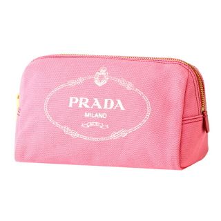 プラダ(PRADA)の新品 プラダ PRADA ポーチ カナパ ジェラーニオ/ビアンコ(ポーチ)