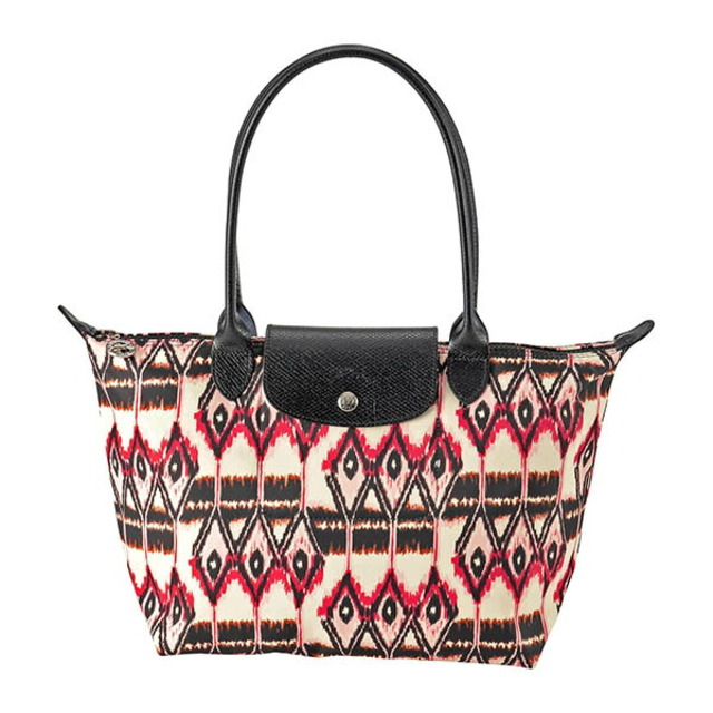 新品 ロンシャン LONGCHAMP トートバッグ ル プリアージュ コレクション IKAT ショルダーバッグ Mサイズ ベージュ系マルチ |  フリマアプリ ラクマ