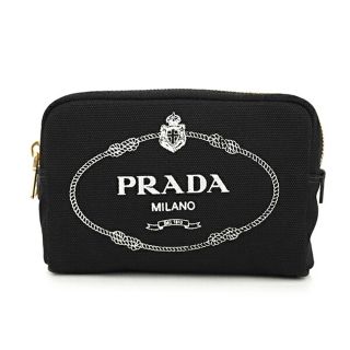 PRADA - 新品 プラダ PRADA ポーチ カナパ ブラック 黒の通販 by