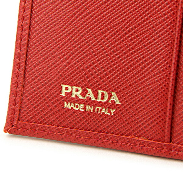 PRADA(プラダ)の新品 プラダ PRADA 2つ折り財布 サフィアーノ メタル フォーコ レディースのファッション小物(財布)の商品写真