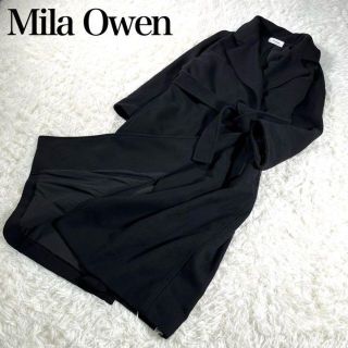 ミラオーウェン(Mila Owen)の【極美品】Mila Owen ミラオーウェン　ベルテッドコート　ガウンコート(ロングコート)