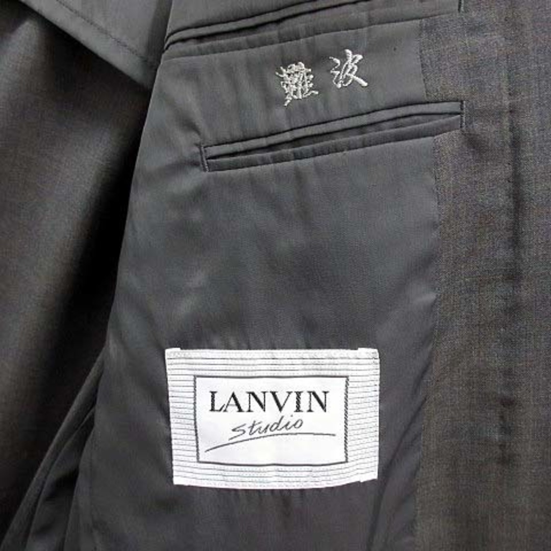 LANVIN(ランバン)のランバン LANVIN ウール テーラード ダブル ジャケット ピークドラペル  メンズのジャケット/アウター(テーラードジャケット)の商品写真