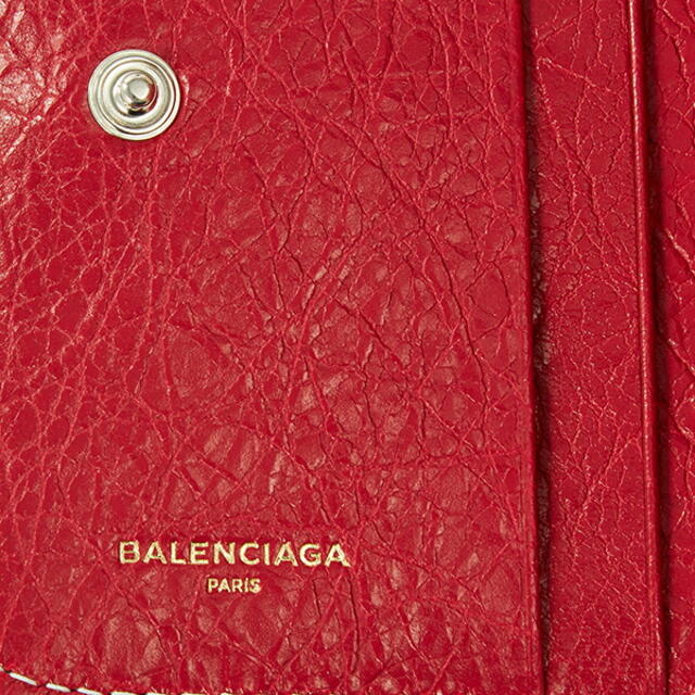 Balenciaga(バレンシアガ)の新品 バレンシアガ BALENCIAGA 2つ折り財布 バザール ルージュ/グリ/ノワール レディースのファッション小物(財布)の商品写真