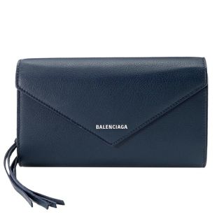 バレンシアガ(Balenciaga)の新品 バレンシアガ BALENCIAGA 長財布 エッセンシャル ブループロフォン(財布)