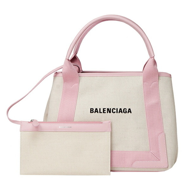 Balenciaga - 新品 バレンシアガ BALENCIAGA トートバッグ ネイビーカバ オールドローズ/ナチュラル