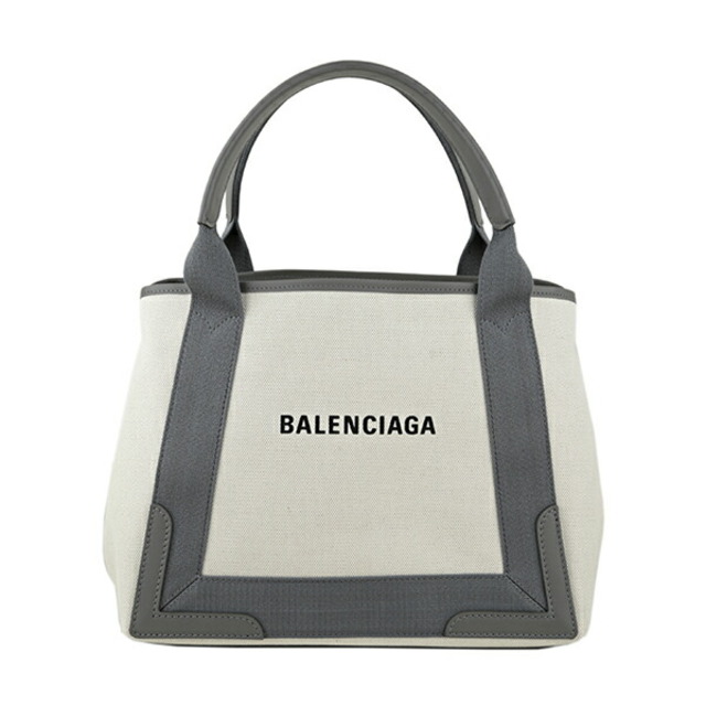 14cm本体重量新品 バレンシアガ BALENCIAGA トートバッグ ネイビーカバ ナチュール/グリーアシェ