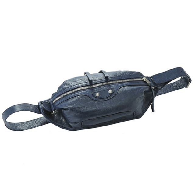 新品 バレンシアガ BALENCIAGA ウエストポーチ・ボディバッグ クラシック ブルー 青