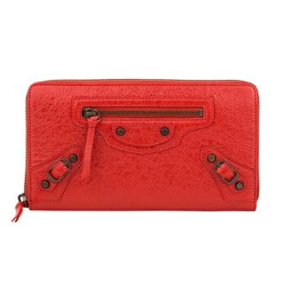 バレンシアガ(BALENCIAGA)の新品 バレンシアガ BALENCIAGA 長財布 クラシック ルージュカーディナル(財布)