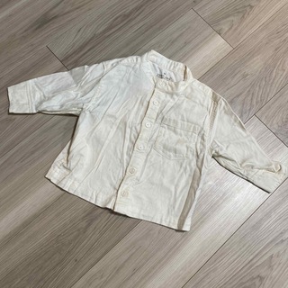 ムジルシリョウヒン(MUJI (無印良品))の無印良品　白シャツ　80サイズ(シャツ/カットソー)