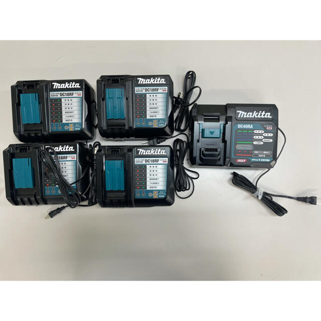 Makita(マキタ)のトオリ様専用　マキタ　充電器　DC18RF✖️4 DC40RA✖️1 新品 スポーツ/アウトドアの自転車(工具/メンテナンス)の商品写真