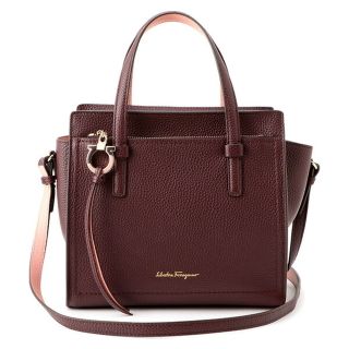 フェラガモ(Ferragamo)の新品 フェラガモ FERRAGAMO トートバッグ ワイン/デザートローズ(トートバッグ)