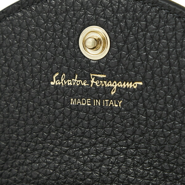 Ferragamo(フェラガモ)の新品 フェラガモ FERRAGAMO カードケース ブラック レディースのファッション小物(名刺入れ/定期入れ)の商品写真