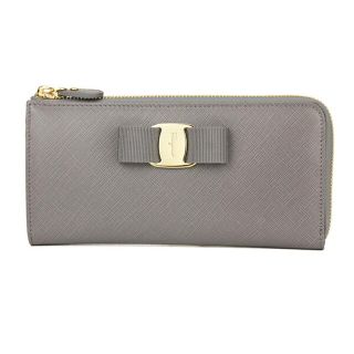 フェラガモ(Ferragamo)の新品 フェラガモ FERRAGAMO 長財布 コンチネンタルウォレット グレー(財布)