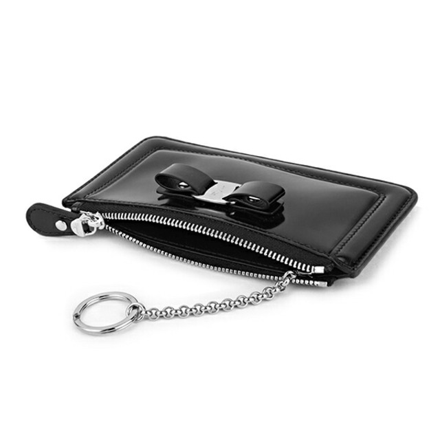 新品 フェラガモ FERRAGAMO コインケース キーリング付き小銭入れ ネロ