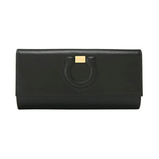 フェラガモ(Ferragamo)の新品 フェラガモ FERRAGAMO 長財布 ウォレット ブラック 黒(財布)