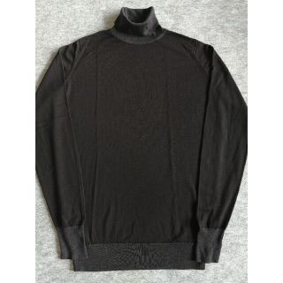 ジョンスメドレー(JOHN SMEDLEY)のJOHN SMEDLEY ジョンスメドレー タートルネックニット ダークブラウン(ニット/セーター)